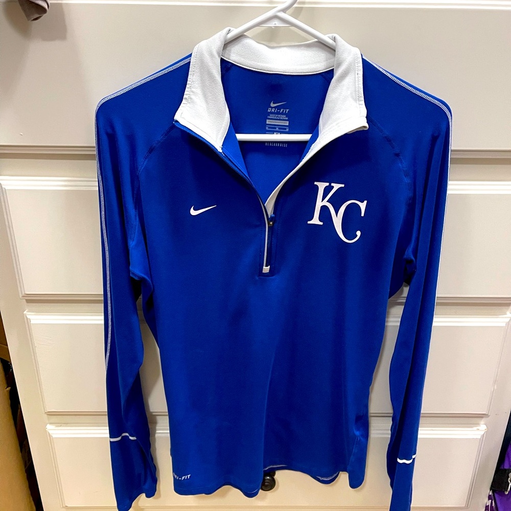 KC Royals Nike Women’s Dry Fit 1/4 Zip Pullover
